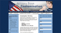 Desktop Screenshot of militarycontamination.com
