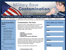 Tablet Screenshot of militarycontamination.com